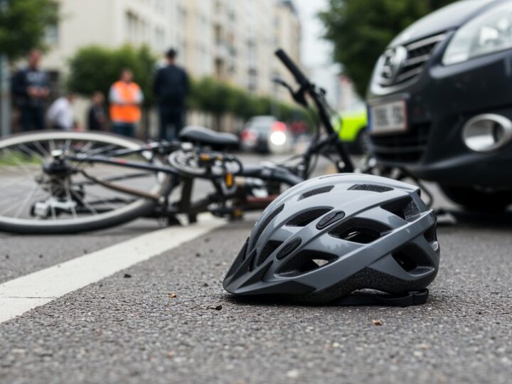 Kask uratował życie 11-letniemu rowerzyście po zderzeniu z ciężarówką