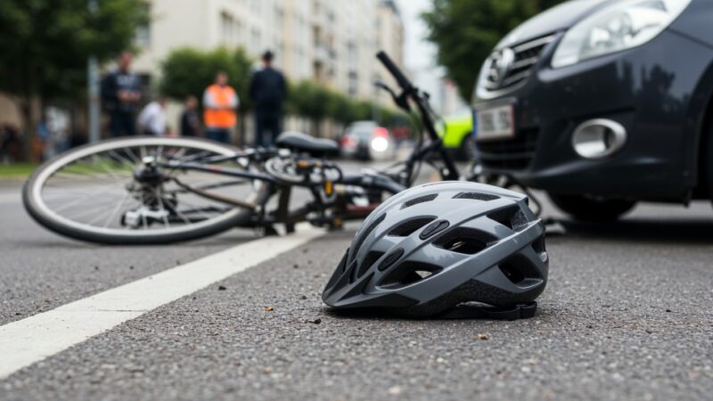Kask uratował życie 11-letniemu rowerzyście po zderzeniu z ciężarówką