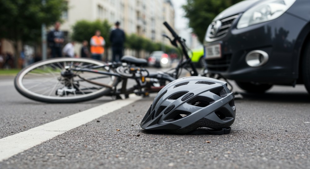 Kask uratował życie 11-letniemu rowerzyście po zderzeniu z ciężarówką