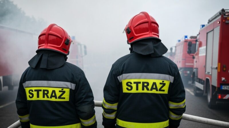 Wypalanie traw prowadzi do groźnego pożaru – budynek mieszkalny w niebezpieczeństwie!