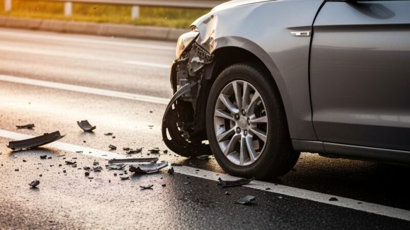 Czołowe zderzenie w Dębowcu: pięć osób ranne w wypadku drogowym