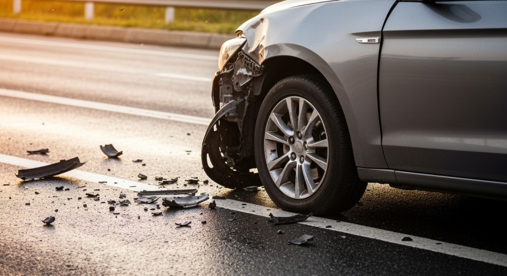 Czołowe zderzenie w Dębowcu: pięć osób ranne w wypadku drogowym