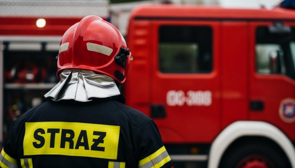 Niebezpieczne drzewa w Brzyskach: strażacy w akcji przed kościołem