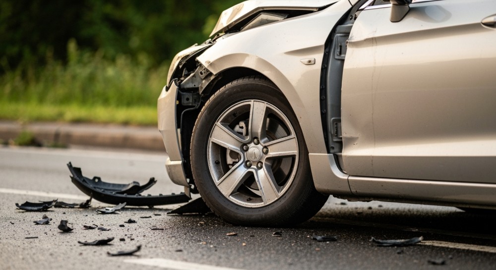 Trudne warunki pogodowe powodują wypadki drogowe w powiecie jasielskim