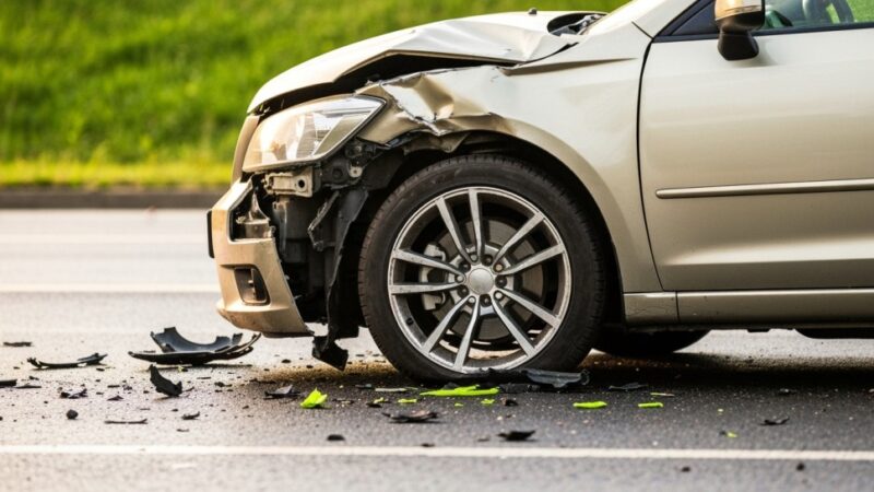 Trzy pojazdy w groźnym wypadku na ul. 17 Stycznia w Jaśle