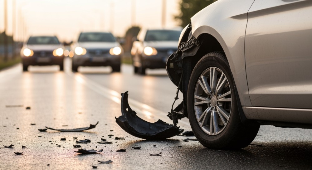 Drift kończy się wypadkiem drogowym w Osieku Jasielskim