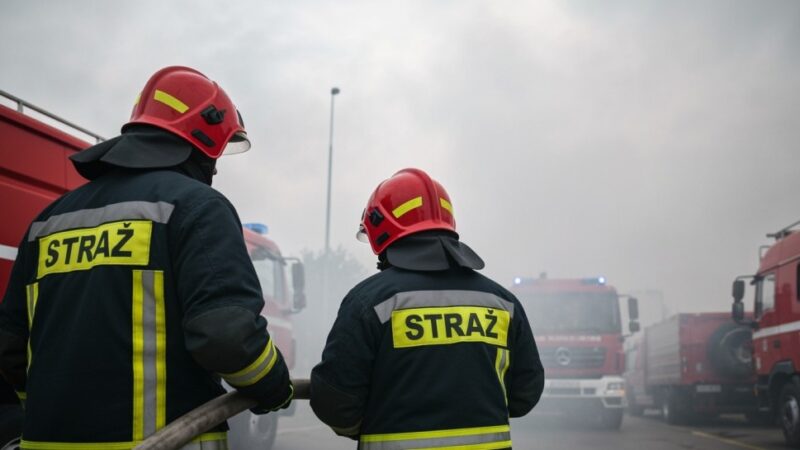 Adrian Michalski w akcji: strażak stawia czoła pożarom w Puszczy Solskiej