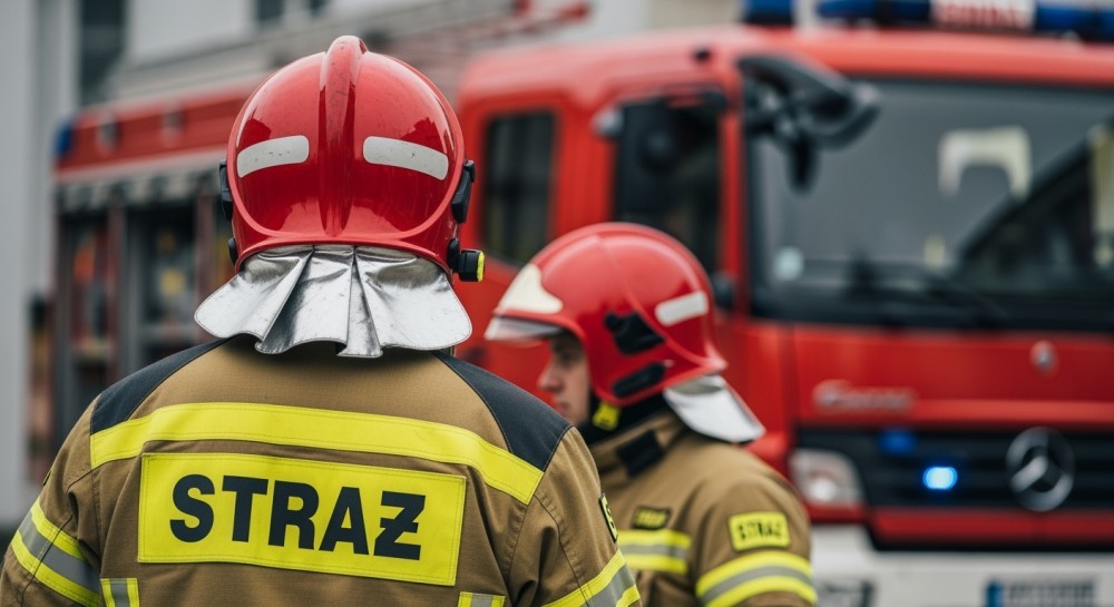Dzień Strażaka: Bohaterowie ratują łabędzia i gaszą pożar w Łazach Dębowieckich