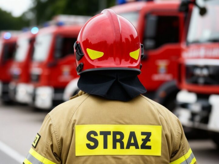 Gminne ćwiczenia OSP w Ujeździe: strażacy w akcji doskonalą swoje umiejętności